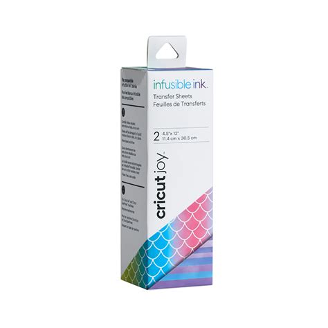 Cricut Joy Infusible Ink Transfer Sheets 2-pack (True Blue); Produces vibrant, pro-quality transfers that last a lifetime; Requires compatible Infusible Ink blank (sold separately) and Cricut EasyPress®; For Cricut Joy™ and Cricut EasyPress®